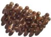 50 4mm Round Smoke Topaz Fiber Optic